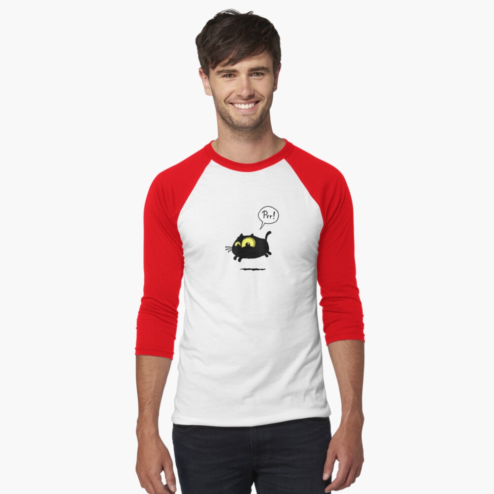 Prr! Baseball ¾ Sleeve T-Shirt