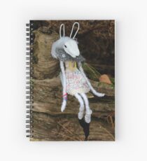 Art Doll Bunny Spiral Notebook