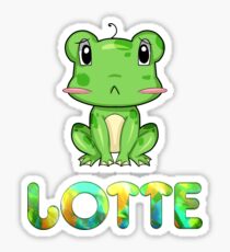 Lotte Frog Sticker