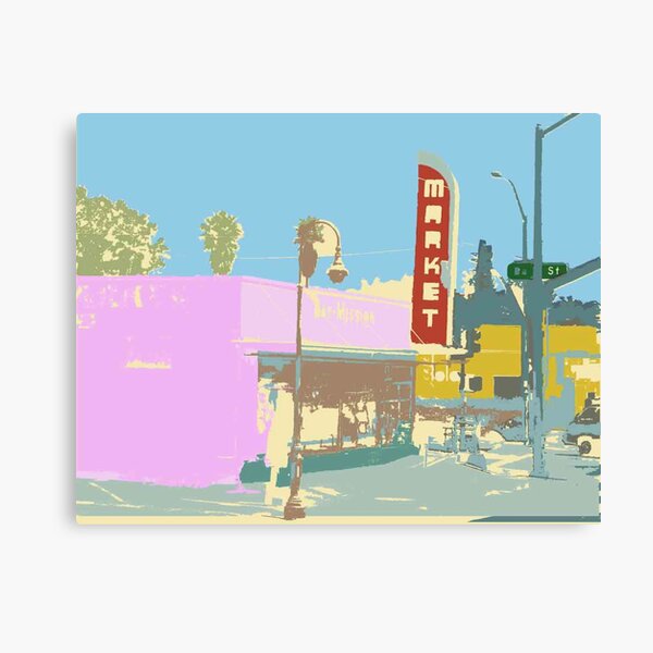 Market USA Canvas Print
