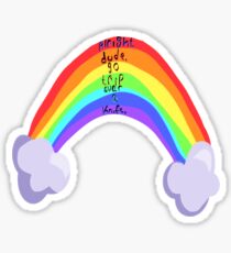 Billie Eilish Trip Over A Knife Sticker