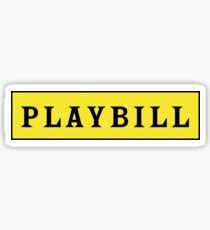 Broadway Playbill Sticker Sticker