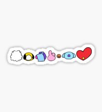 BTS-Zeichen horizontal Sticker
