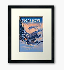 Sugar Bowl, Ski Poster Framed Print