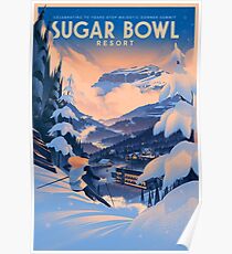 Sugar Bowl, Ski Poster Poster