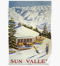 Sun Valley, Ski Poster Poster