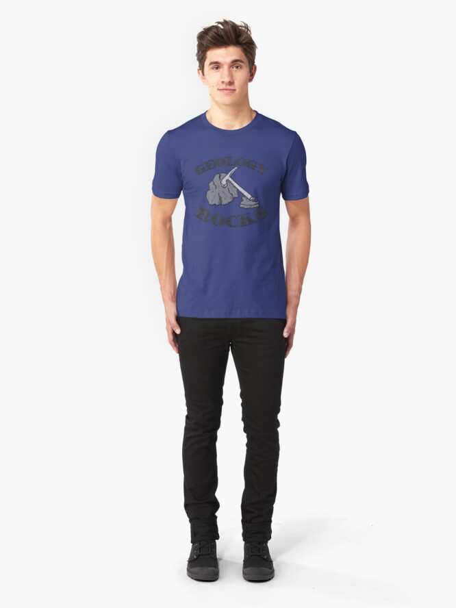 Alternative Ansicht von Geology Rocks Nerd Pun - Funny Geologist Humour Gift Slim Fit T-Shirt