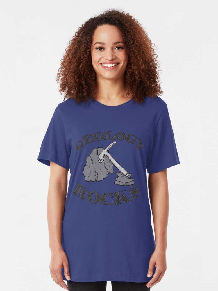 Alternative Ansicht von Geology Rocks Nerd Pun - Funny Geologist Humour Gift Slim Fit T-Shirt