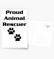 Proud Animal Rescuer Postcards