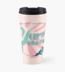 Yarn on the Beach Travel Mug