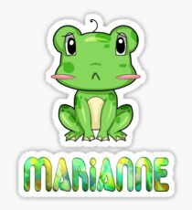 Marianne Frog Sticker