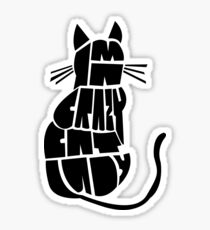 Crazy Cat Lady Sticker