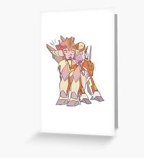 TFP Ratchet and Wheeljack Greeting Card