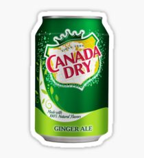 Canada Dry Can Sticker
