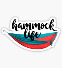 Hammock Life Sticker & T-Shirt - Gift For Hiker Skiier Traveler Sticker