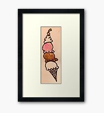 Ice Cream Framed Print