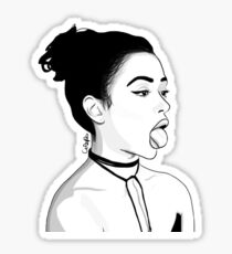 Pegatina Liza Tongue
