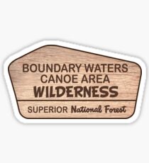 Boundary Waters Canoe Area Wilderness, Superior National Forest, Sticker