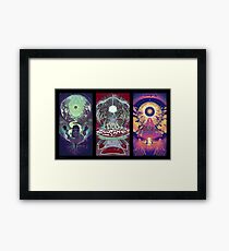 Neuromancer Triptych Framed Print