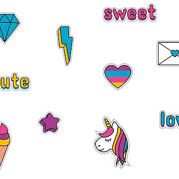 Cute Stickers Pack Sticker for Sale by DesignGoodStore