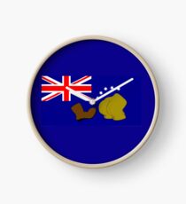 Simpsons Australian Flag Clock