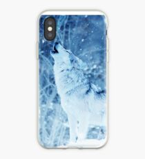 Howling Arctic Wolf iPhone Case