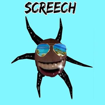 Roblox doors game, casual screech monster  Sticker for Sale by mahmoud ali