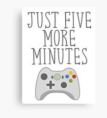 Just Five More Minutes - XB Canvas Print