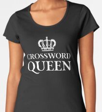 Crossword Queen Women's Premium T-Shirt