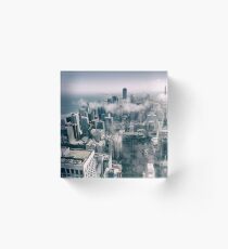 New York City Skyline Acrylic Block