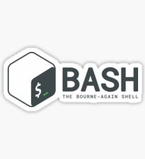 Bash logo Sticker