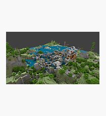 Minecraft Photographic Print