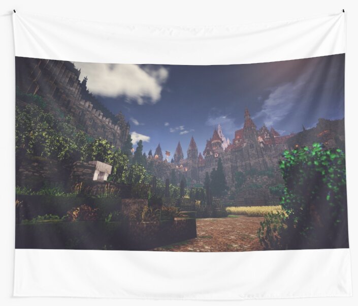 "Minecraft" Wall Tapestry by Stafsberg2000 Redbubble