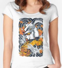 Camiseta entallada de cuello redondo Gundam