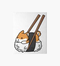Funny Sushi Shiba Inu Art Board