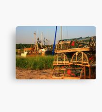 Lobster Traps Canvas Print