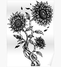 Sunflower Dress, Sunflower Design, Sunflower Tshirt, Shirt, Artwork, Sunflowers Poster