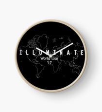 Illuminate world tour '17 Clock