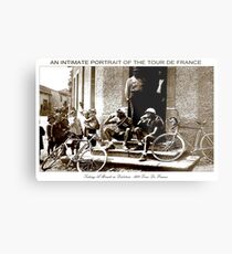 TOUR DE FRANCE; Vintage Taking A Break Print Metal Print