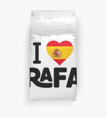 I Love Rafa Sticker & T-Shirt - Gift For Tennis Fan Duvet Cover