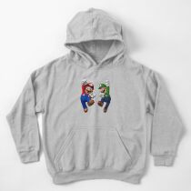 Sudadera con capucha para niños Mario y Luigi