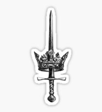 Sword and the Crown Sticker