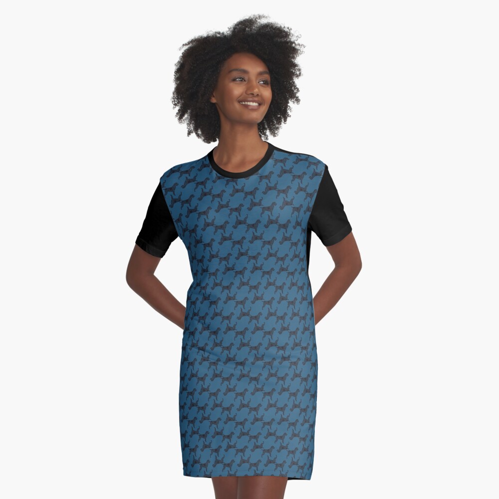 BLUE GRIFF Graphic T-Shirt Dress