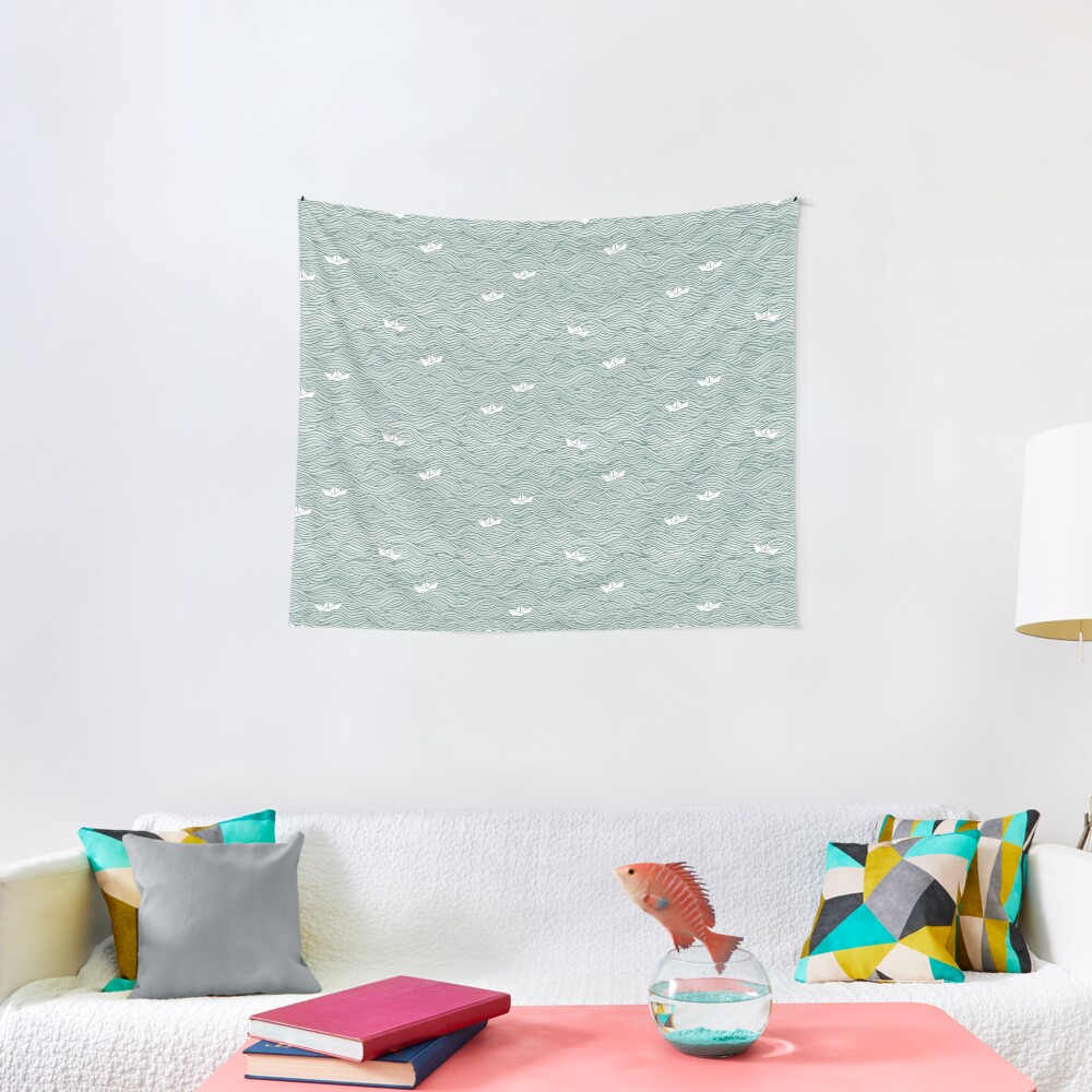 Little Paperboats Tapestry