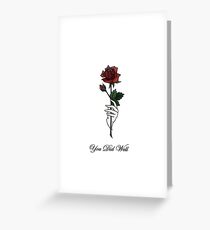 SHINee: You Did Well Jonghyun 2 Greeting Card