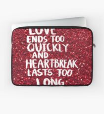 Love ends Laptop Sleeve