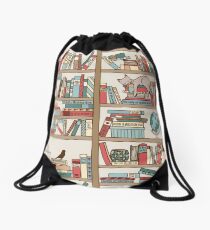 Bookshelf No.2 Drawstring Bag