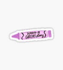 Pegatina Positivity Crayon
