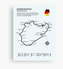 Der Nürburgring - Nordschleife Leinwanddruck