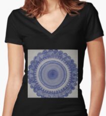 Mediation Women's Fitted V-Neck T-Shirt